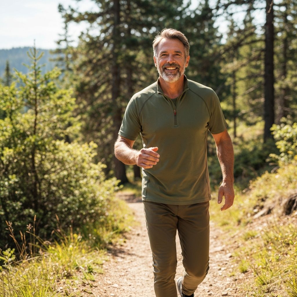 Men's wellness and active lifestyle